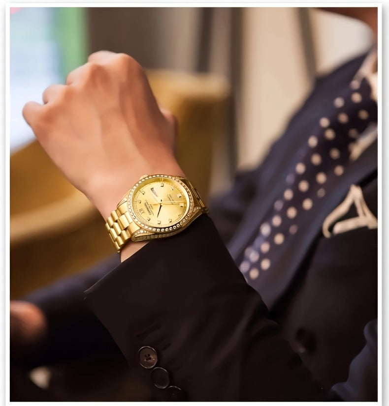 Fiesta watches, men's mechanical watches, Japanese movements, trendy authentic men's watches, hollowed-out watches, holiday gifts