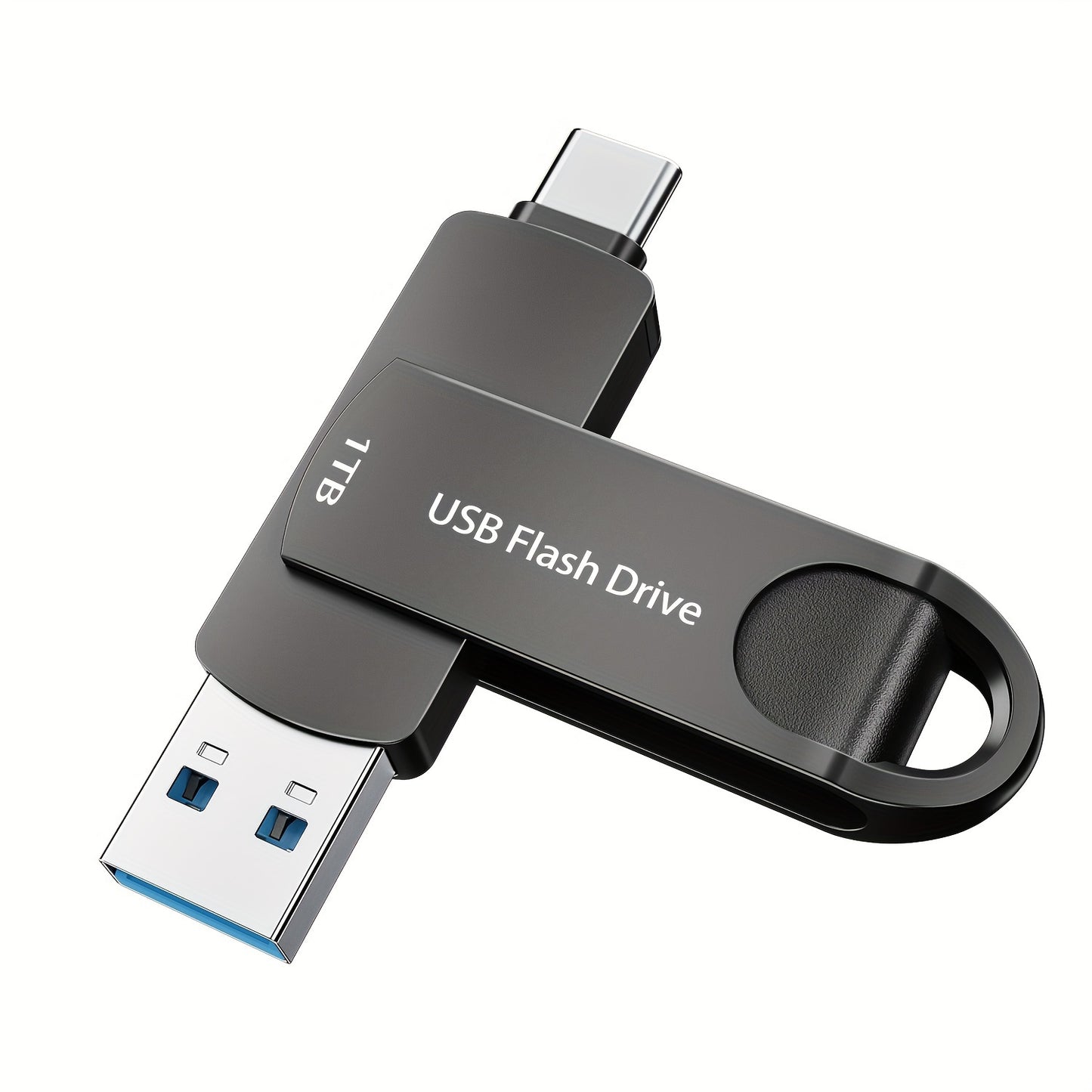 1TB High-Speed USB C Flash Drive - Dual USB 3.0 Memory Stick for Android Phones, MacBook Pro, iPad, Laptop, Computer, and PC - External Data Storage with Fast File Transfer, Compact Design, and Reliable Performance