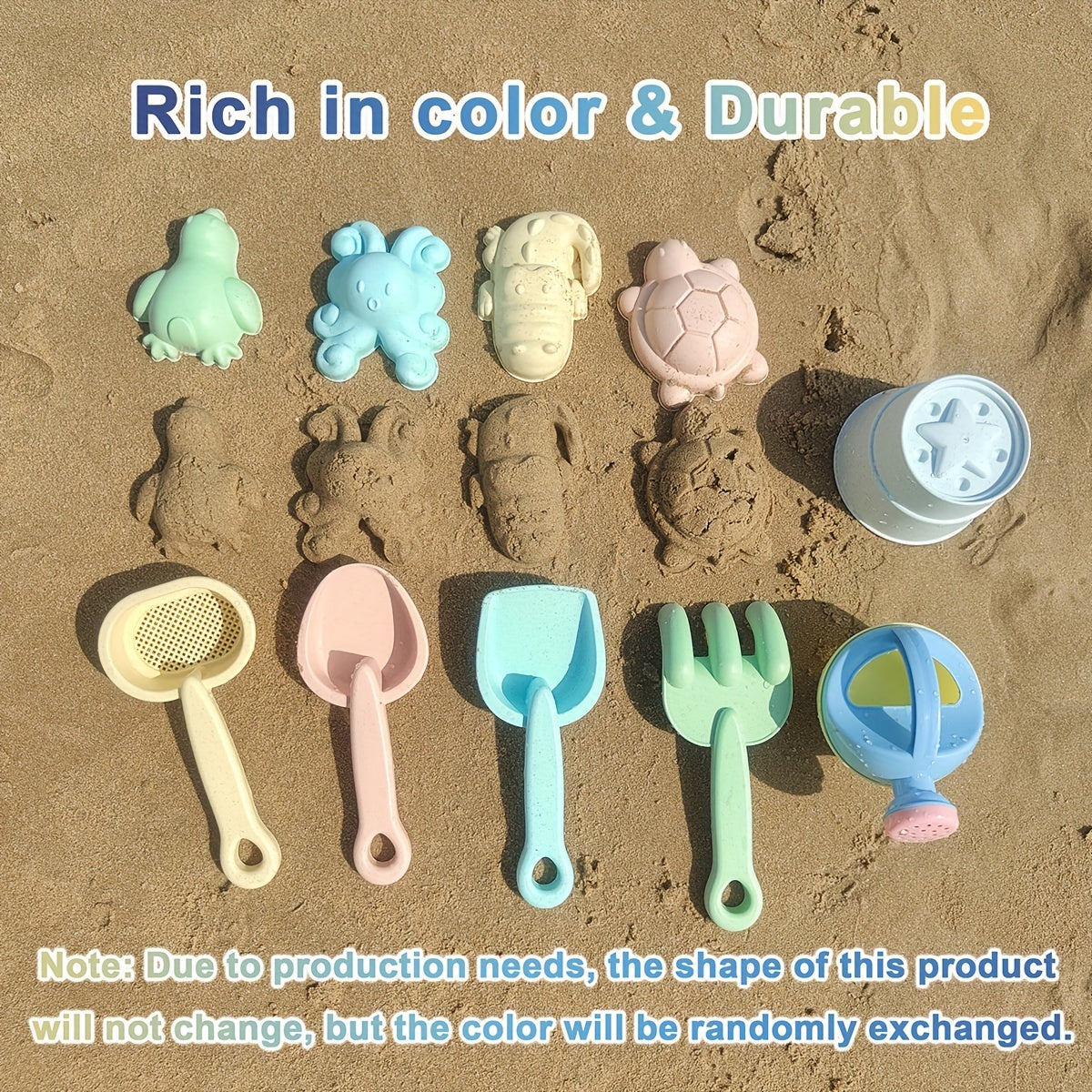 11PCS Beach Sand Toys Set - Fun Morandi Color Combination - Perfect Outdoor Toys For Kids!