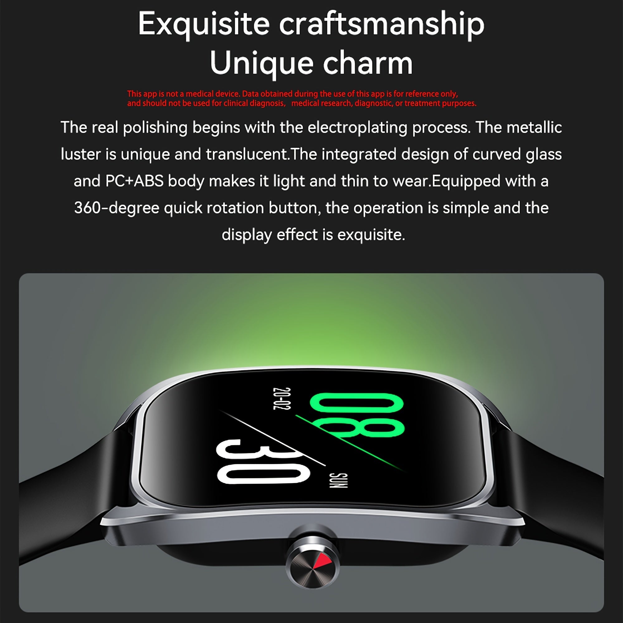 2.01" 3D Curved Big Screen Smart Watch For Men (Answer/Dial Calls), High Quality Men's Outdoor Sports Smart Watch (Receive/Dial Calls), Sports Tracker, Multiple Sports Modes, Compatible With IPhone And Android Phones, Men's G