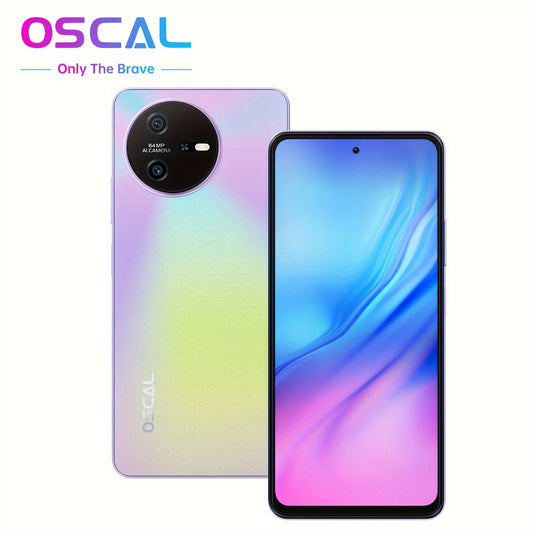 هواتف OSCAL Android غير مقفلة، هاتف Tiger12 المحمول 12 جيجابايت + 256 جيجابايت / SD 1 تيرابايت، شاشة 6.78 بوصة FHD + 120 هرتز، هاتف Android13 غير مقفل، 5000 مللي أمبير، 64 ميجابكسل، شحن سريع 33 واط، ثنائي الشريحة 4G