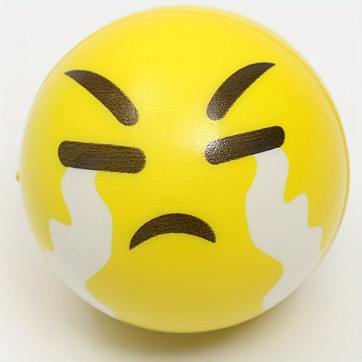 12-Pack Funny Face Stress Relief Squeeze Balls, Sponge Novelty Squishy Toys for Kids, Assorted Facial Expressions Gag Toys, Party Favors, Holiday Blind Box, Birthday Gifts for Ages 3-8, TPU Material