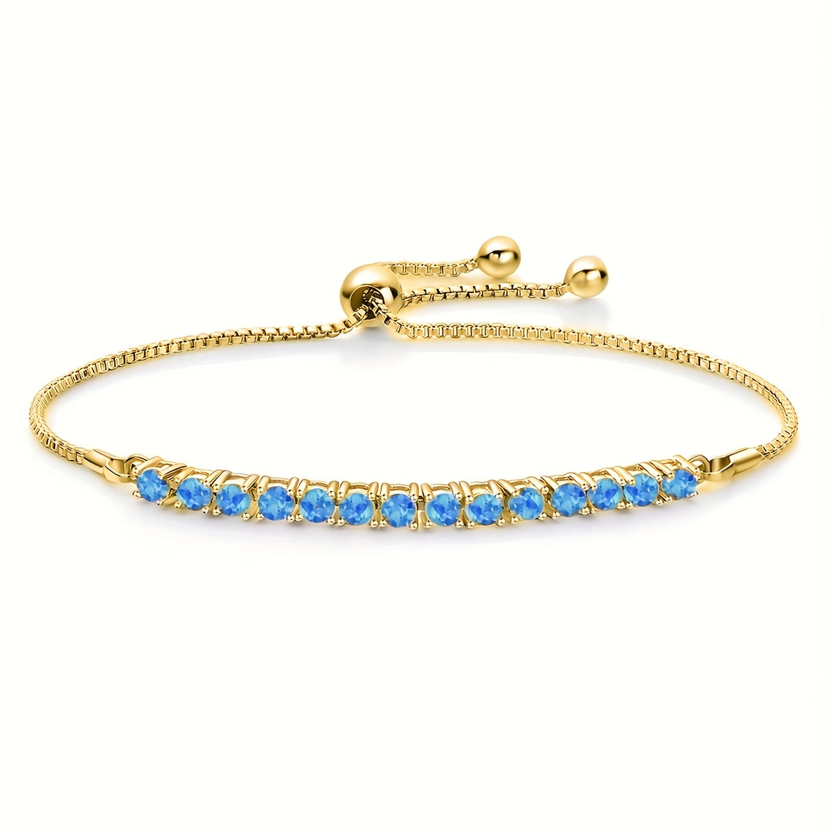 [Romantic Bracelet] Romantic Elegant Women's Coveted Choice - Australian Precious Synthetic Opal Stretch Bracelet | Dazzling Multicolor Unique Charm, Versatile Exquisite Jewelry for Holiday Gifts or Personal Use