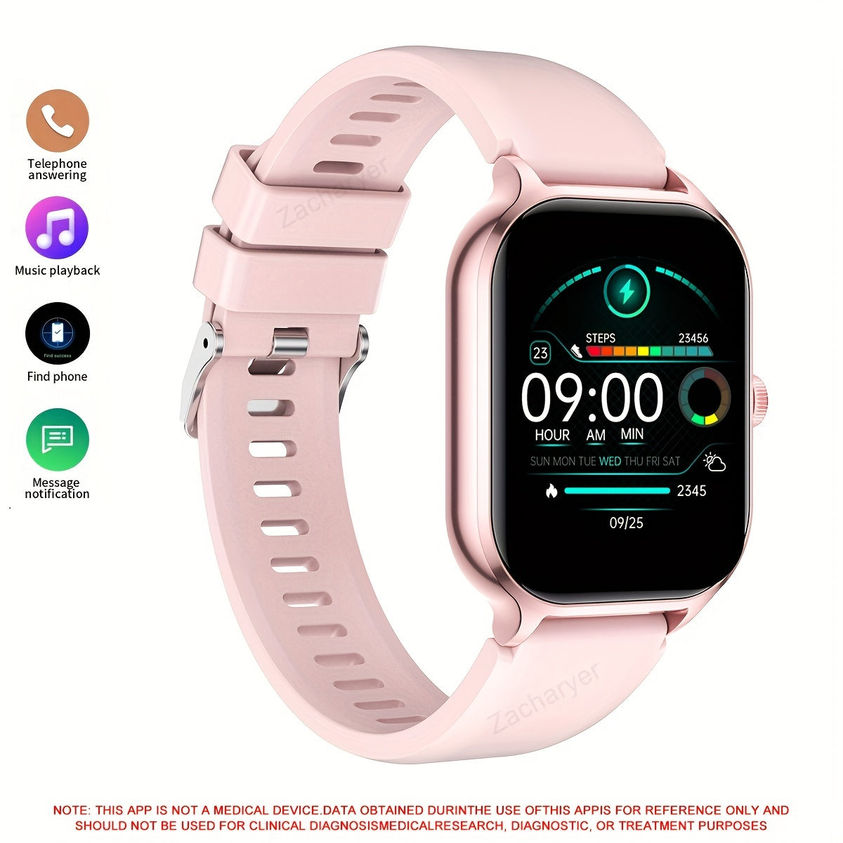 Smart Watch For IPhone And Android Phones, Full Touch Screen Smart Watch, Wireless Calling, Music Playback, Voice Control, Suitable For Both Men And Women, With Multiple Sports Modes, Custom Wallpaper