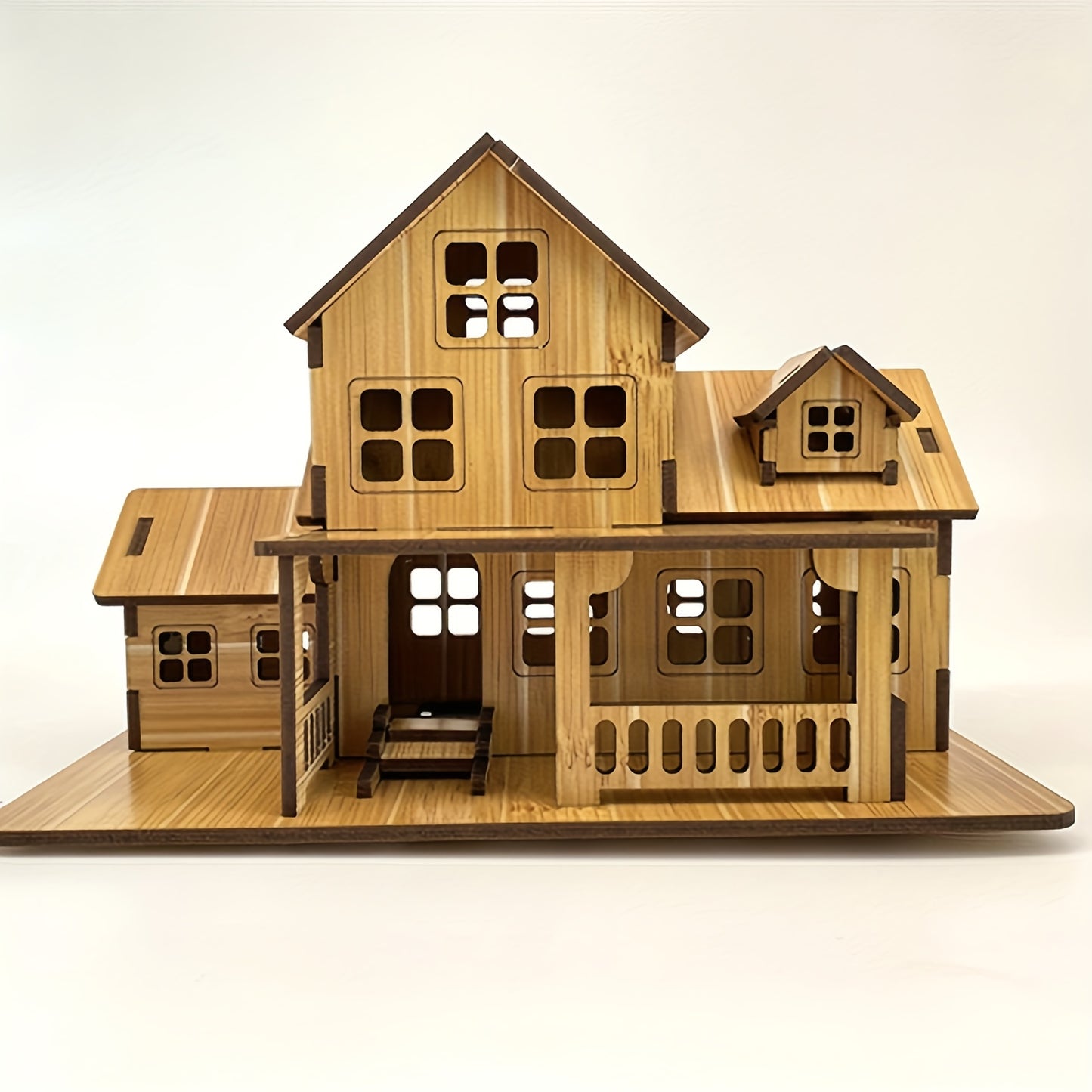 Wooden Puzzle House Model Kits - Educational DIY Toys for Kids and Adults - Laser Cut, Tool-Free Assembly, Creative Learning, Brain Development, and Fun Gifts