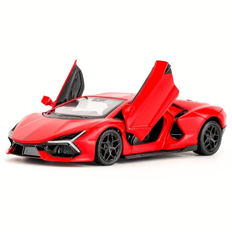 سيارة RMZ CITY 1:36 مصبوبة بقوالب معدنية، سيارة لامبورغيني ريفينجتون، سيارة لعبة معدنية، أبواب قابلة للفتح، سيارة قابلة للسحب، ألعاب للأطفال والكبار، مصنوعات معدنية للحبيب، هدية للشباب