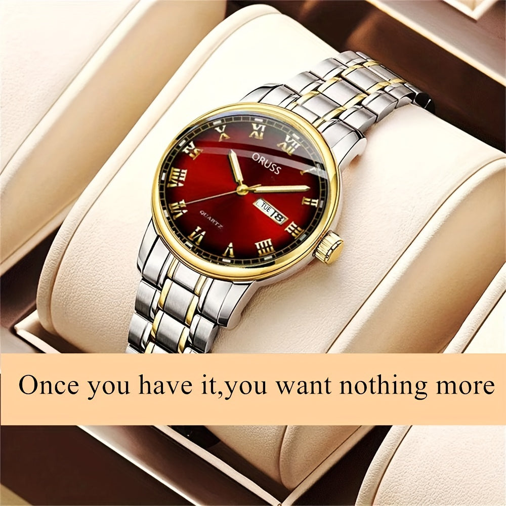 Classic Personality Retro Women's Watches Durable Double Calendar High-end Fashion And Gentle Generous Woman Watch