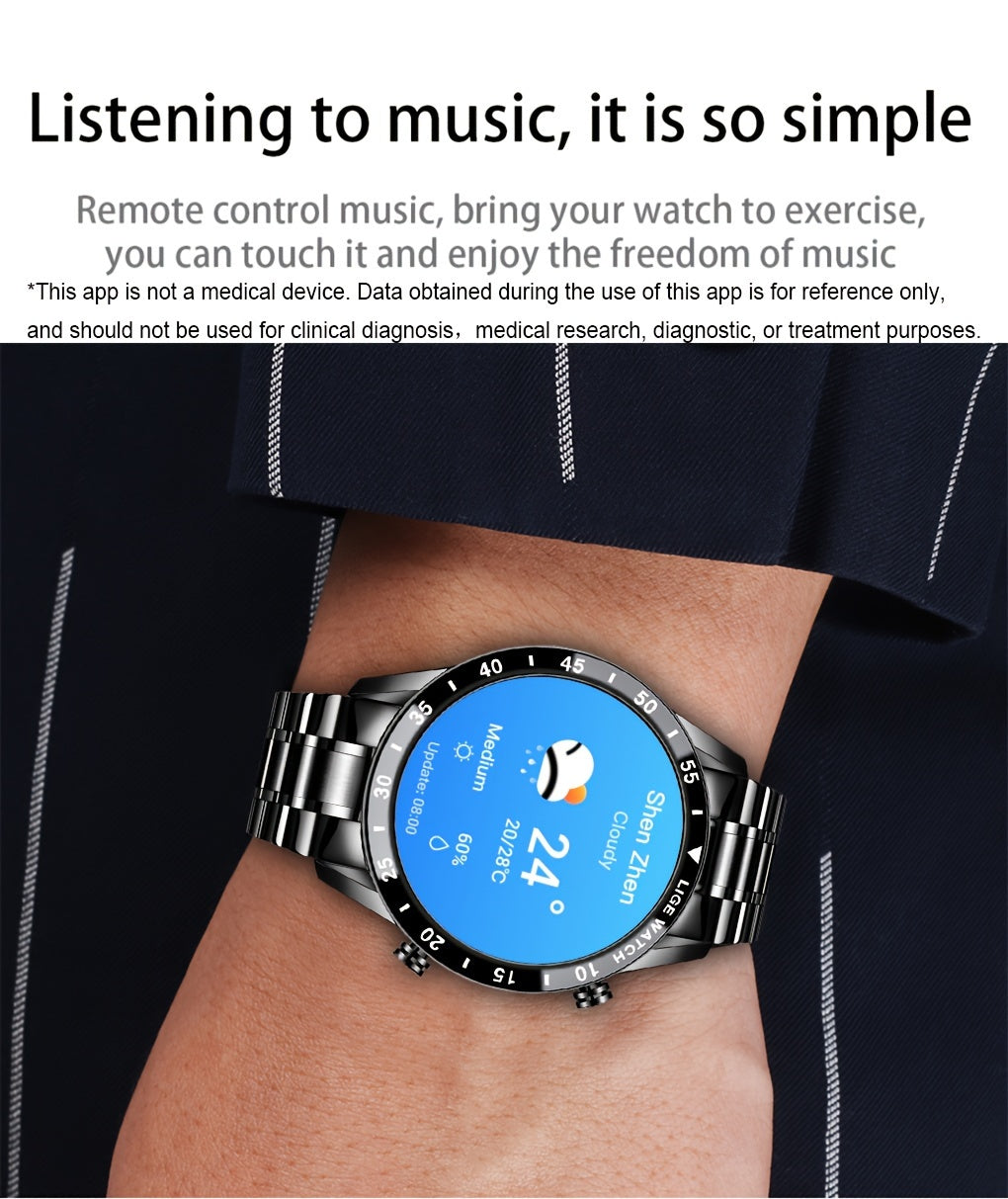 Fashion Smart Watch Full Touch Screen Answer And Reject Incoming Smart Watches Music Control Shake To Take Photo Music Control Sleep Monitoring Step Counting Countdown Sports Fitness Watch