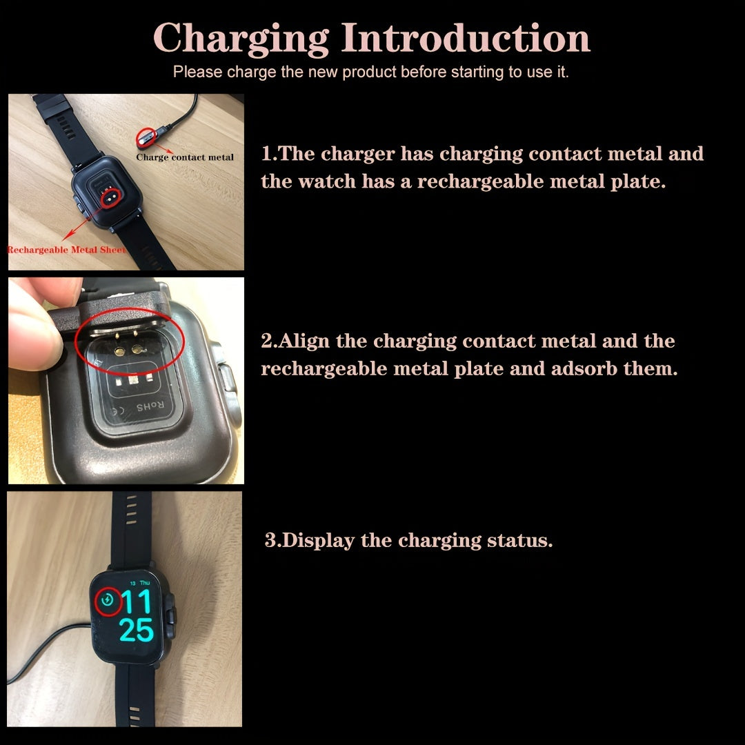 مجموعة ساعة ذكية وسماعات أذن 2 في 1: مكالمات لاسلكية، تحكم في الموسيقى، تنبيهات الطقس، عداد الخطوات، شاشة، ومتتبع تشبع الأكسجين، متوافقة مع أنظمة Android وiOS، هدية مثالية للعطلات للرجال والنساء، تتبع اللياقة البدنية