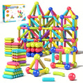 Magnetic Building Toys for Kids, 88pcs Magnetic Tiles Toddler Toys, Magnet Blocks Sticks & Ball Creativity Game, STEM Brain Development Kit for Preschool Girls, Boys Ideal Gift Set
