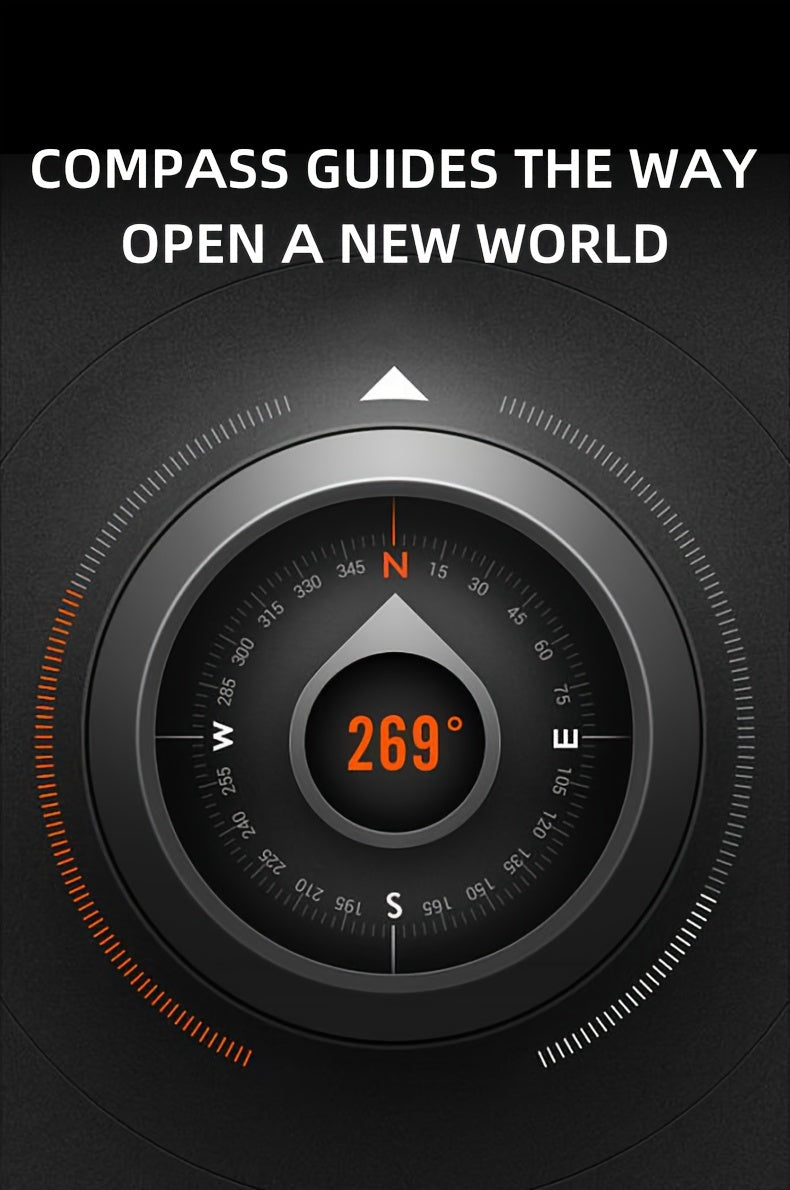 2.02" Smartwatch IP68 Waterproof for Men Women, Answer/Dial Calls Watch with LED Flashlight, Full Touch Screen Compatible with iPhone and Android Phones - Black