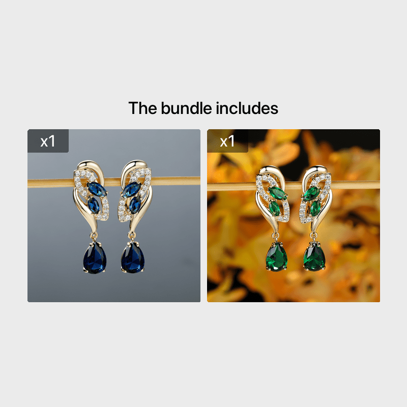 أقراط أنجول المتدلية على شكل زهرة رومانسية للنساء - تصميم زهري ذهبي اللون مع أحجار كريمة صناعية حمراء وشفافة، هدايا أنيقة للحفلات اليومية