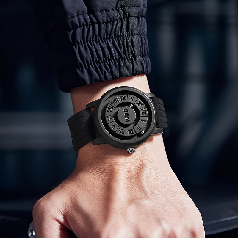 ساعات يد بحزام من السيليكون ومينا من الفولاذ المقاوم للصدأ، هدايا مثالية للنساء والرجال