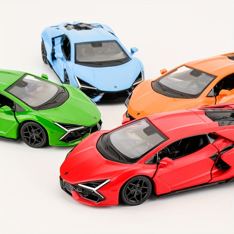 RMZ CITY 1:36 Diecast Model Cars Alloy Toy CarLamborghini Revington Alloy Toy Vehicle, Openable Doors, Pull Back Car, Toys for Kids, Adults, Metal Crafts for Boyfriend, Young People Gift