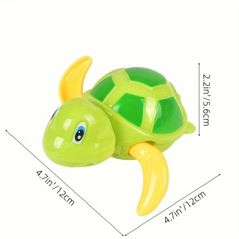 3pcs Wind-Up Swimming Turtle Bath Toys for Kids - Durable Plastic, Ideal for Infants & Toddlers 1-5 Years - Perfect Gift for Christmas, Halloween, Thanksgiving