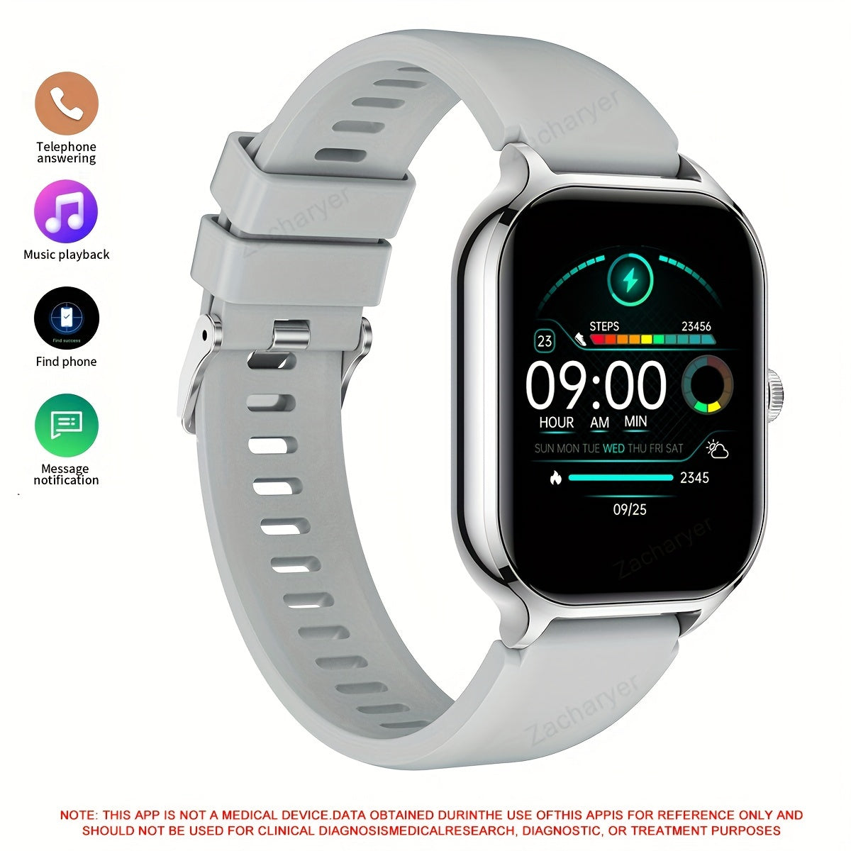 Smart Watch For IPhone And Android Phones, Full Touch Screen Smart Watch, Wireless Calling, Music Playback, Voice Control, Suitable For Both Men And Women, With Multiple Sports Modes, Custom Wallpaper