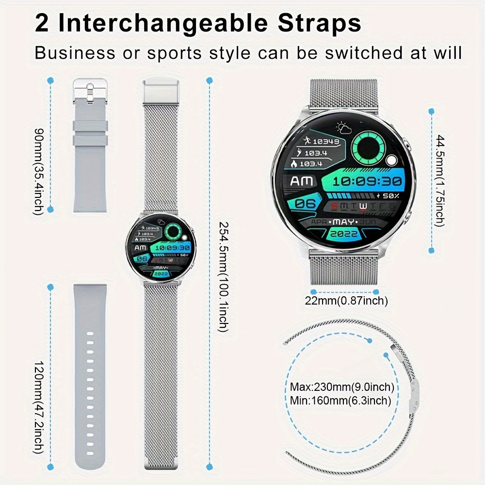 Smart Watches For Women, Answer/Make Calls, 1.39" Smartwatch, 120+ Sports Mode, Pedometer, For Android And IOS, Holiday Gift Idea, For St. Patrick's Day, School Season, Girl's Day