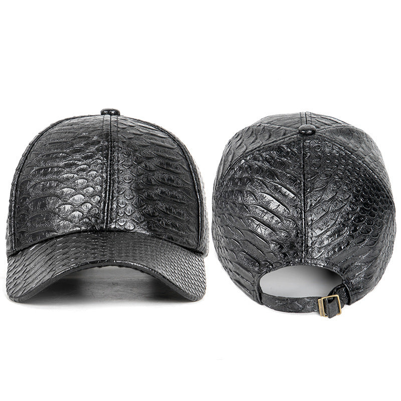 New Spring High-quality Leather Baseball Cap