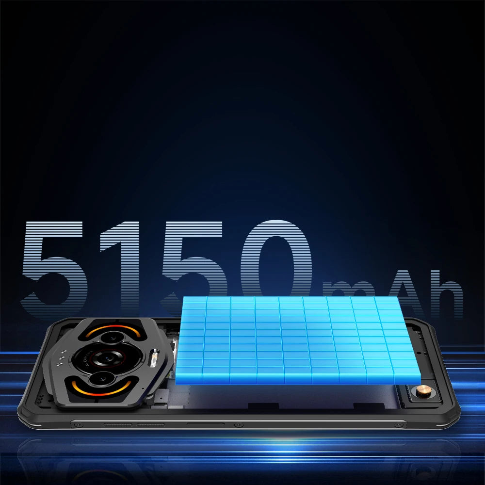 LAGENIO Panther 1 Rugged Smartphone Android 15 4GB+128GB Mobile Phone 13MP 5150mAh 18W 6.7 " HD Ultra-thin  4G Cellphone NFC