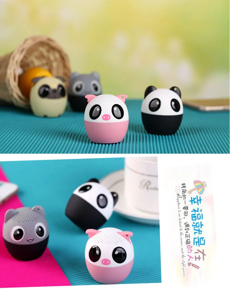 Bluetooth Speaker Outdoor Audio Pet Mini TWS Party Speaker Cartoon Animal Speaker Christmas The Best Choice for a Child's Gift