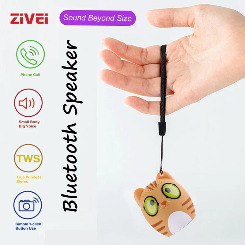 Bluetooth Speaker Outdoor Audio Pet Mini TWS Party Speaker Cartoon Animal Speaker Christmas The Best Choice for a Child's Gift