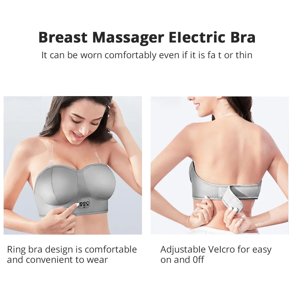 Bra Enlargement Breast Massager Wireless Chest Enhance Vibration Massage Machine Beauty And Personal Care Nursing Instrument