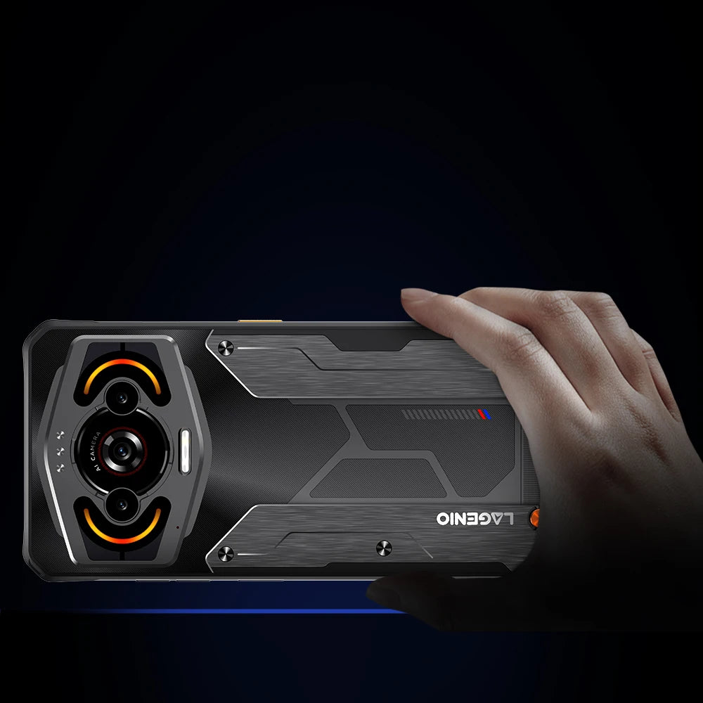هاتف LAGENIO Panther 1 الذكي المتين بنظام Android 15 4GB+128GB هاتف محمول 13MP 5150mAh 18W 6.7 "HD هاتف محمول فائق النحافة 4G NFC