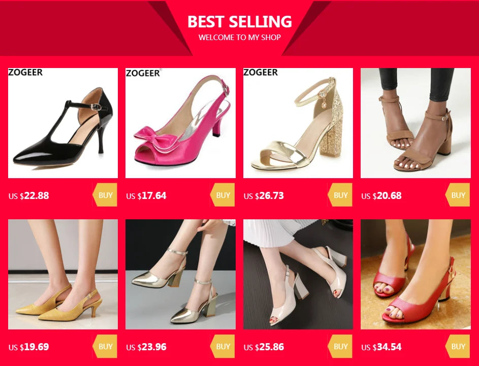 Women's High Heels Pumps D'Orsay Shoes Large Size 48 Sweet Point Toe Summer Sandals T-straps Red Pink Gold Heeled Wedding Shoes