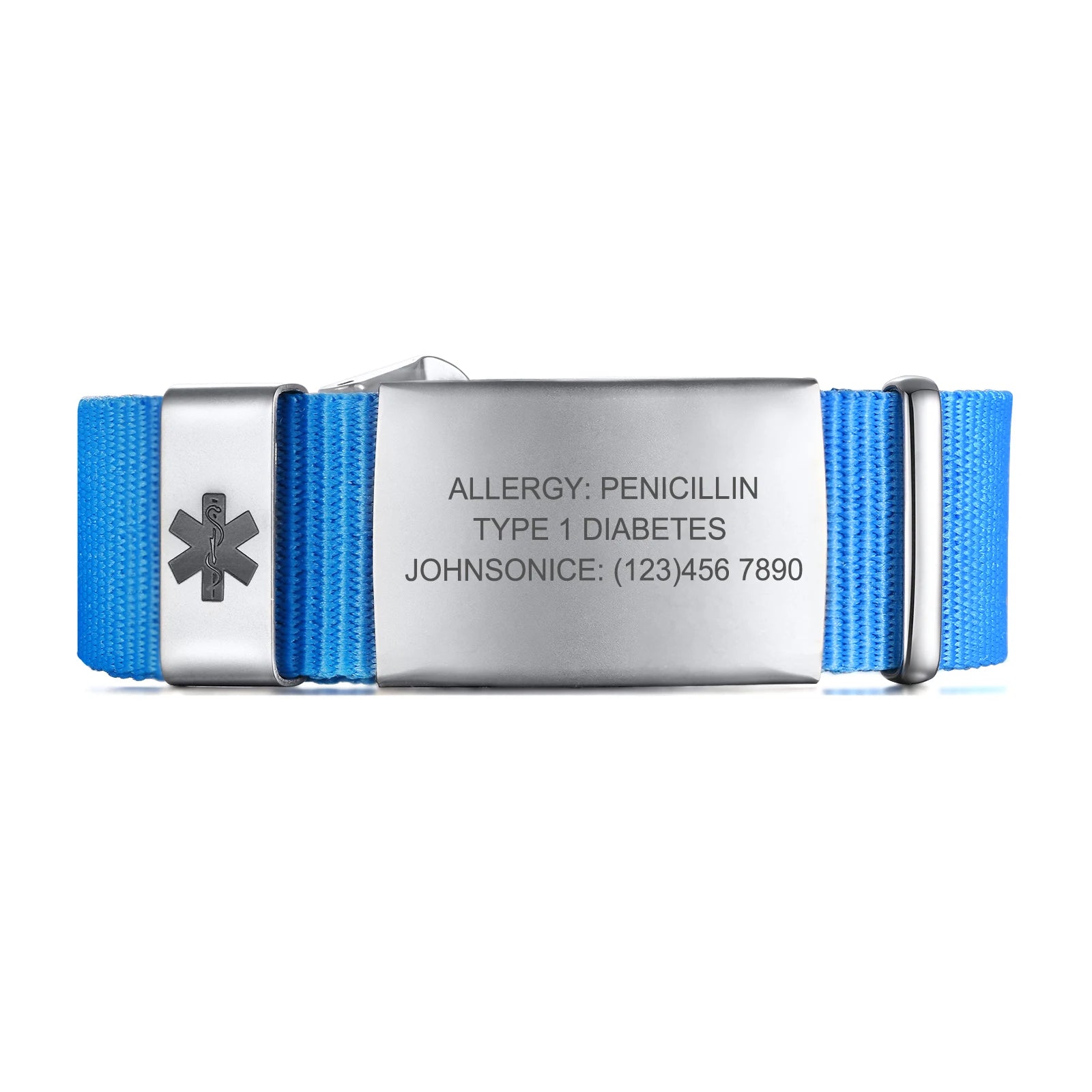 Emergency bracelet, Personalized Medical Alert Bracelet, Allergy Bracelet, Diabetic, Medical Id Bracelet Woman, Kids Medical ID