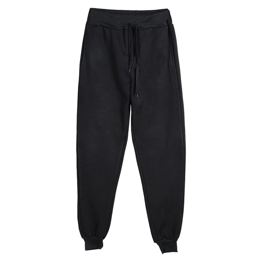 Mens Casual Pants Autumn Winter Fleece Sweatpants Men Running Jogger Sports Gym Trousers Fashion Solid Color Workout Long Pants