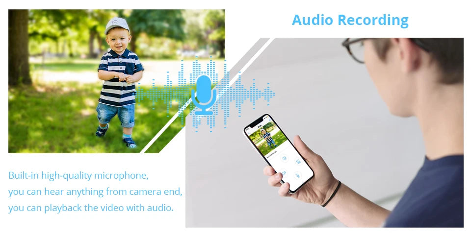 4MP IP Camera WiFi Outdoor Security Camera 1080P Wi Fi Video Surveillance Wireless Wired Wi-Fi CCTV Weatherproof CamHi IP Camara