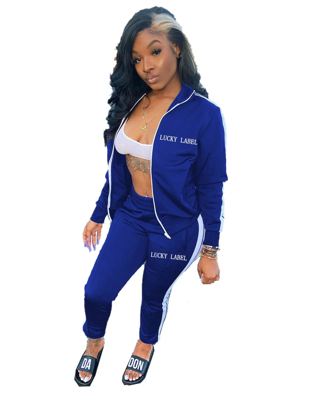 womens fall fashion 2022 lucky label two piece pants set sweat suits women