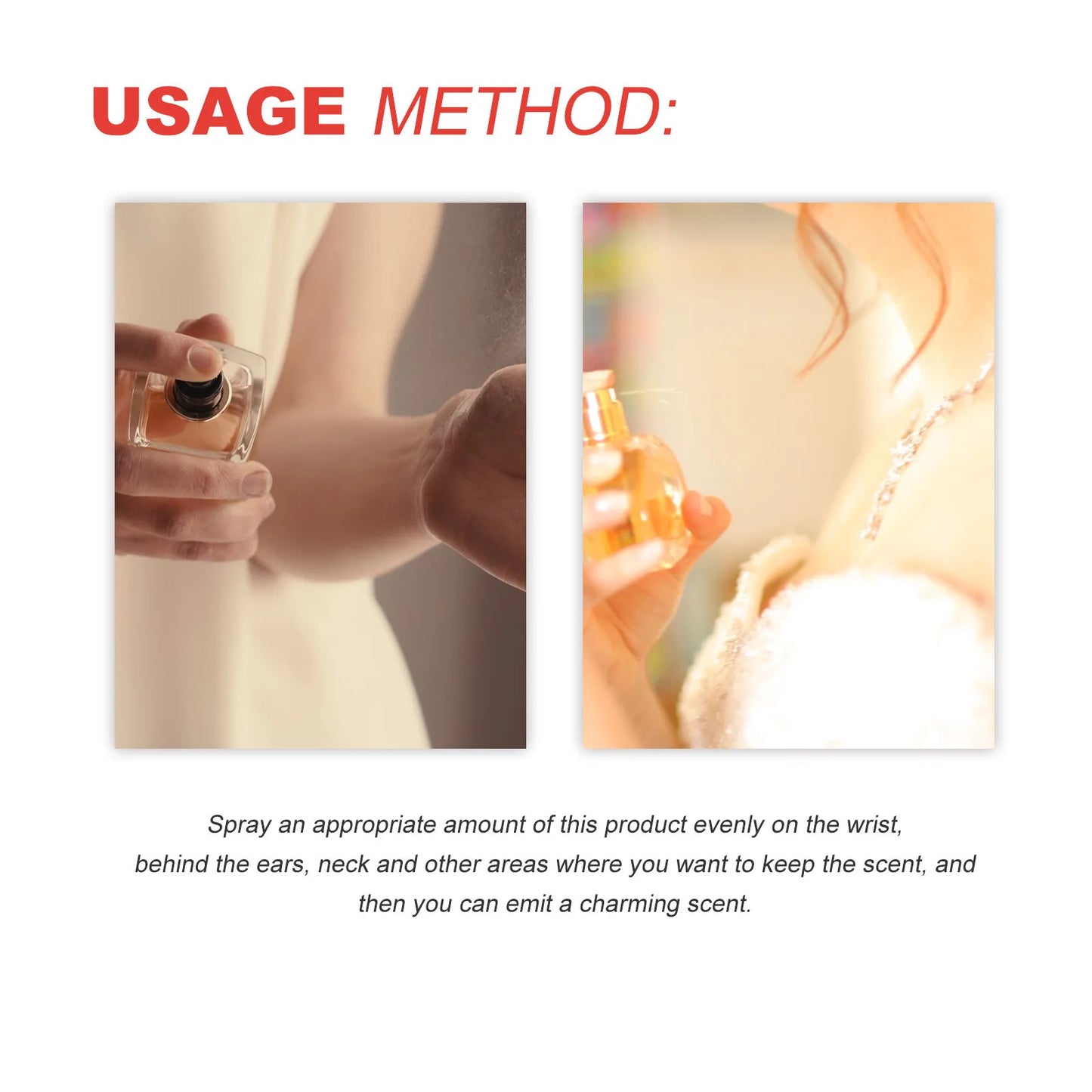 Women's Pheromone Perfume, Natural and Long-lasting Fragrance, Delicate and Elegant, Exuding Feminine Charm, Wrist, Ear, Neck