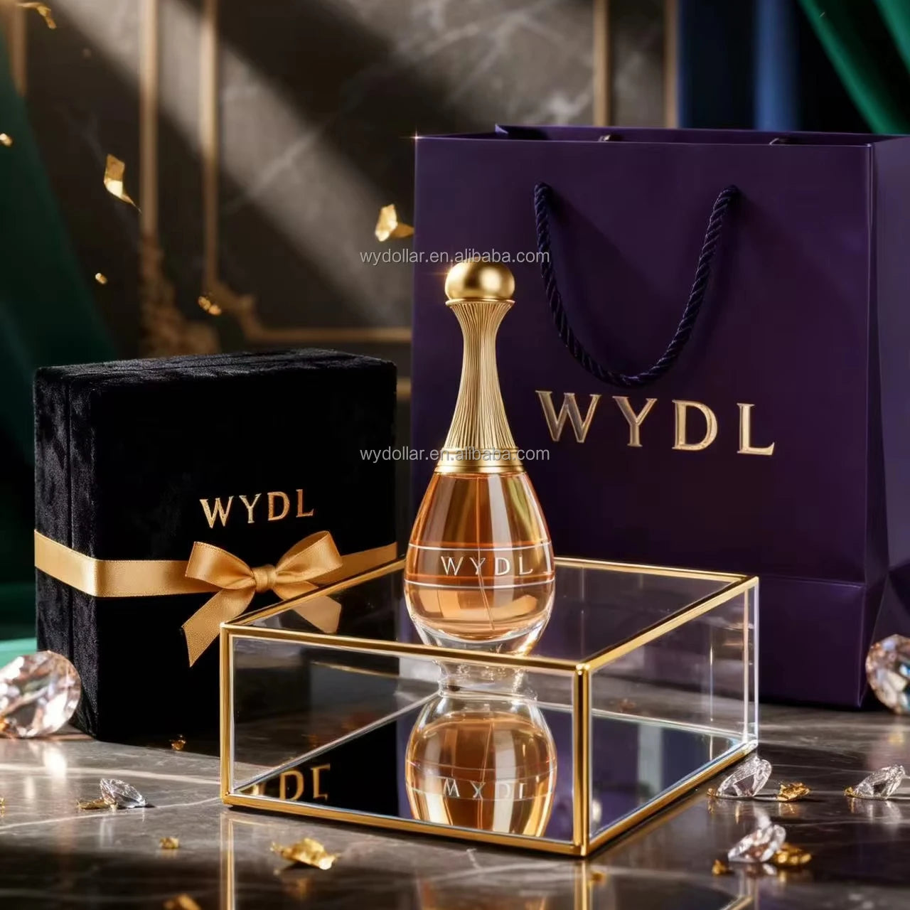 N Original WYDL Luxury Perfume, High-end Limited Edition, Rich & Layered Floral Fragrance, Sophisticated Golden Bottle for Men