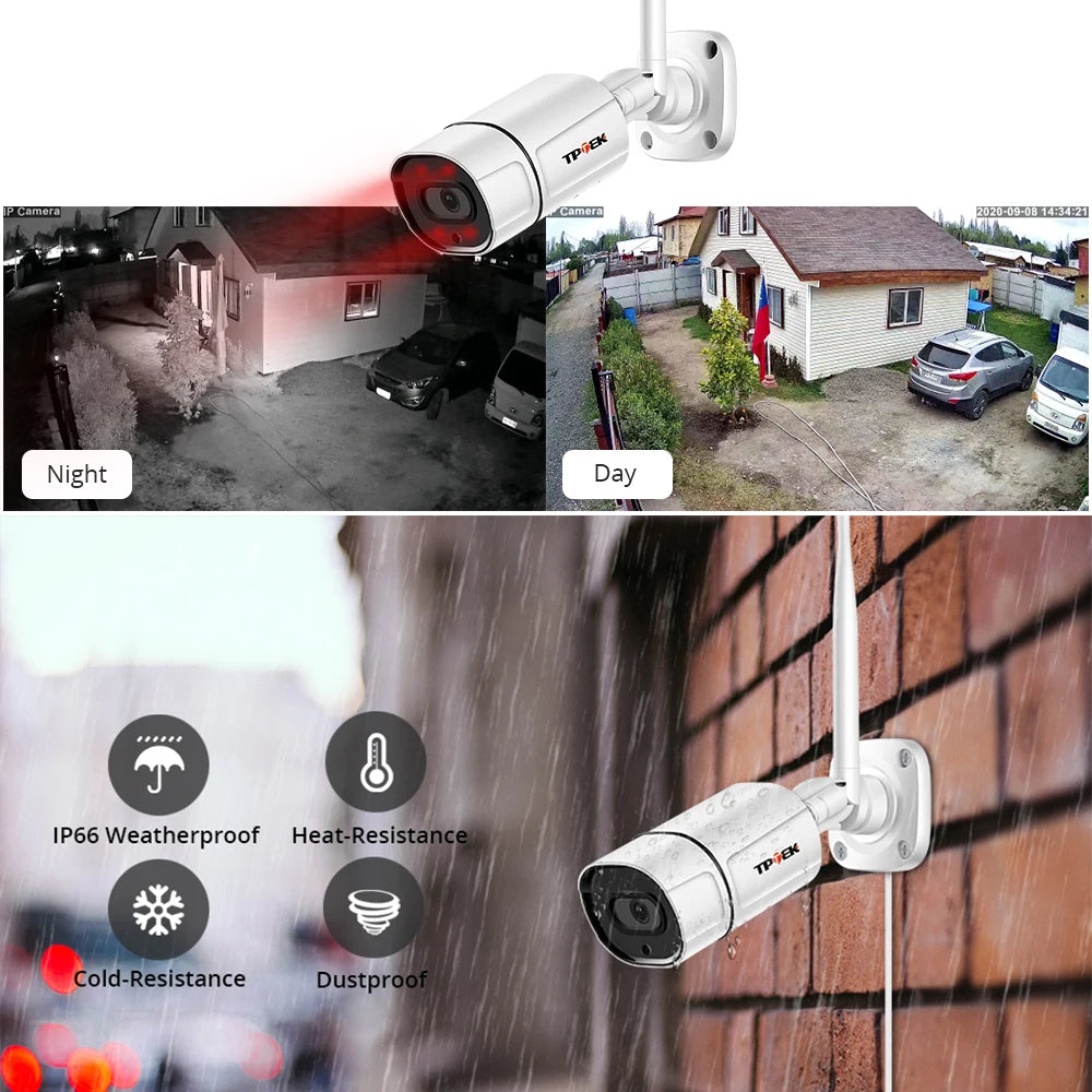 5MP IP Camera Outdoor WiFi Camera Wireless Surveillance 1080P Video Home Security Wi Fi Camara Two-Way Audio CamHi CamHipro Cam