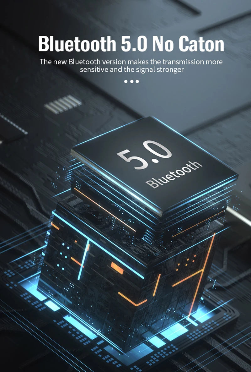 Bluetooth 5.0 Audio Receiver NFC U Disk RCA 3.5mm AUX USB Stereo Music Wireless Adapter With Mic For Car Kit Speaker Amplifier