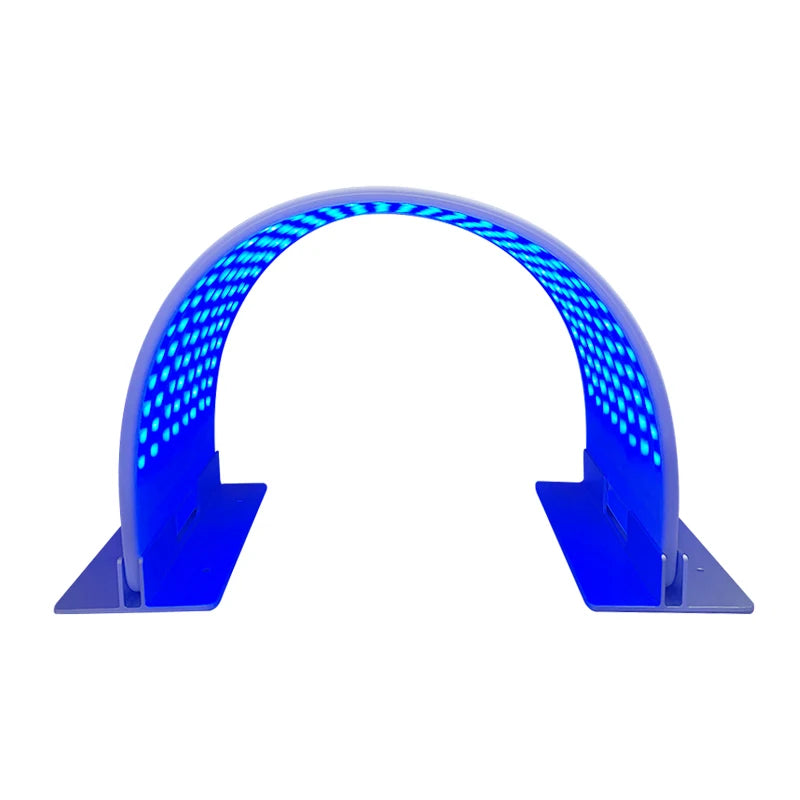 7 Color Customizable Logo/Pattern LED Light Therapy Nano Spray Facial Panel New PDT Tool for Skin Tightening Makeup Products