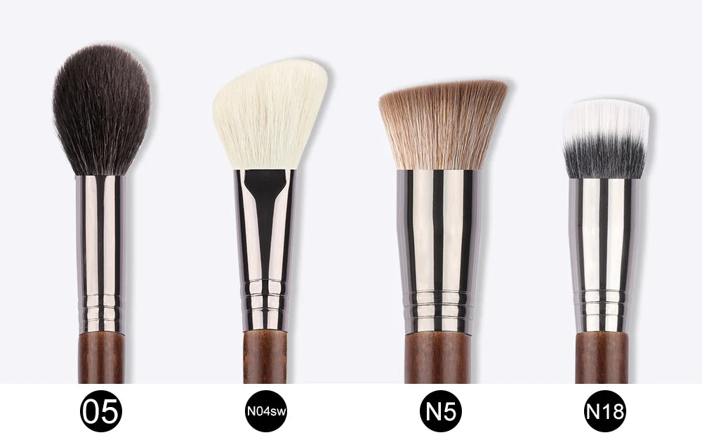 OVW Soft Goat Hair Wood Handle Makeup Brush Set Wholesale Cosmetics Makeup Products Beauty Makeup Brushes & Tools