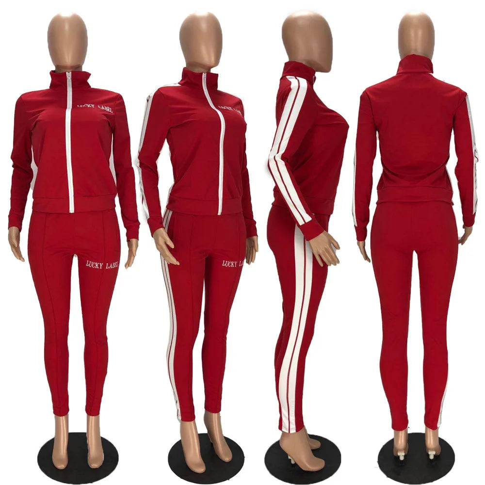 womens fall fashion 2022 lucky label two piece pants set sweat suits women