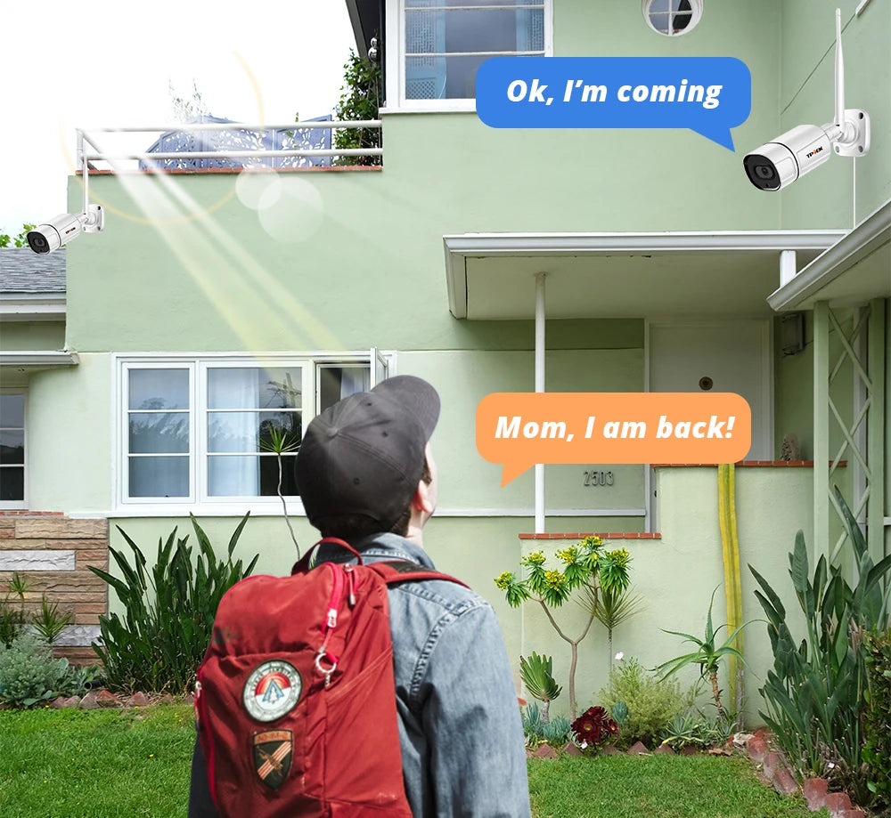 5MP IP Camera Outdoor WiFi Camera Wireless Surveillance 1080P Video Home Security Wi Fi Camara Two-Way Audio CamHi CamHipro Cam