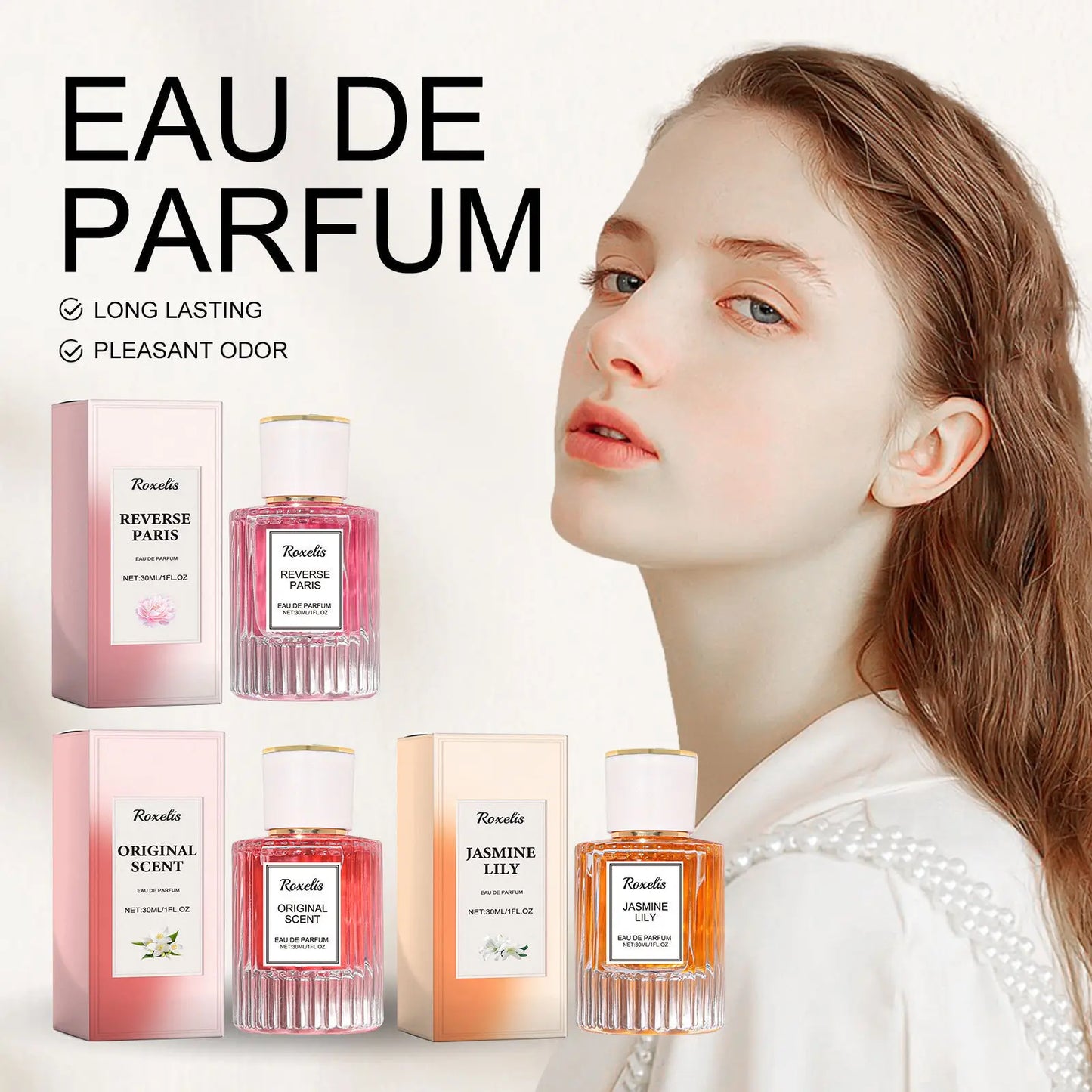 Women's Pheromone Perfume, Natural and Long-lasting Fragrance, Delicate and Elegant, Exuding Feminine Charm, Wrist, Ear, Neck