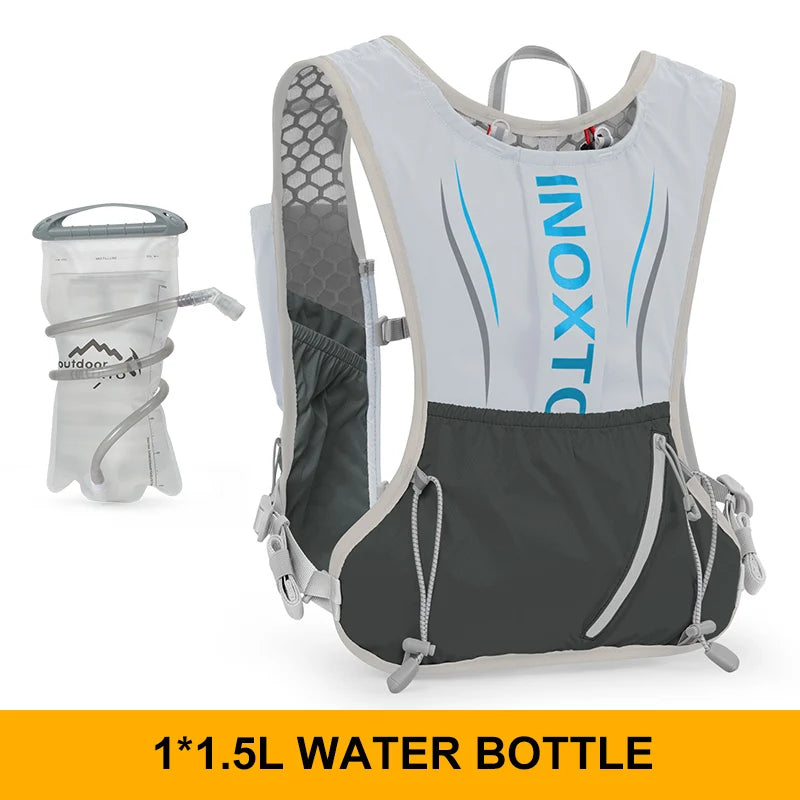 Men's and Women's Outdoor Sports Backpack Marathon Moisturizing Vest, suitable for sharing, cycling, hiking and water sports