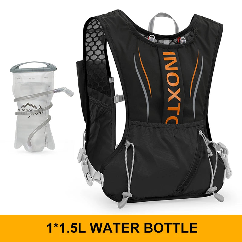 Men's and Women's Outdoor Sports Backpack Marathon Moisturizing Vest, suitable for sharing, cycling, hiking and water sports