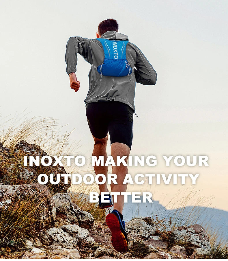 Men's and Women's Outdoor Sports Backpack Marathon Moisturizing Vest, suitable for sharing, cycling, hiking and water sports