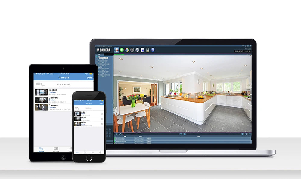 WiFi Camera HD 1080P IP Camera Wi Fi Indoor Surveillance Video Home Security Camera Wireless Wi-Fi 2.8mm Dome Camara CamHi Cam