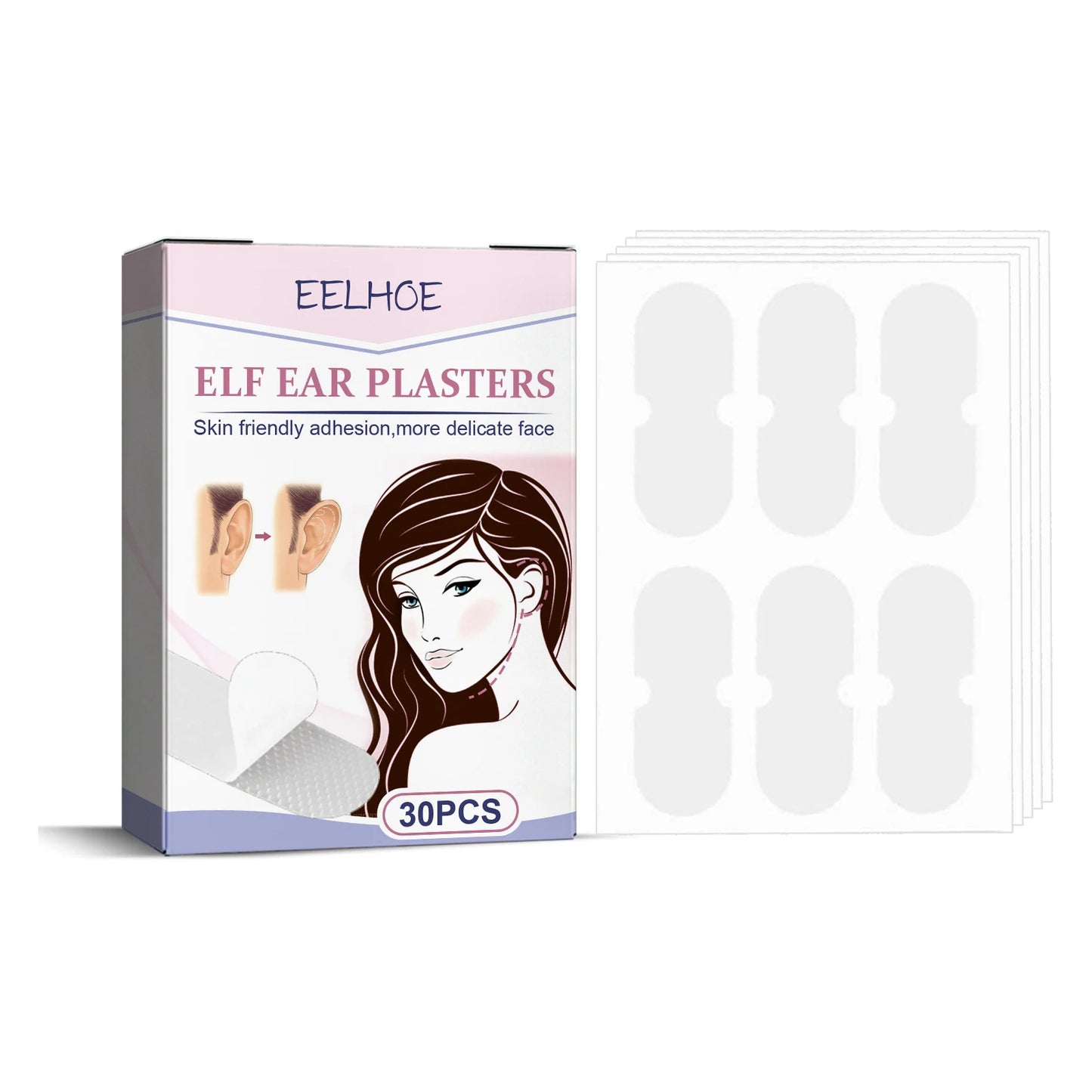 EELHO Fairy Small Invisible Breathable Waterproof Corrective Ear Fix Face Makeup Products