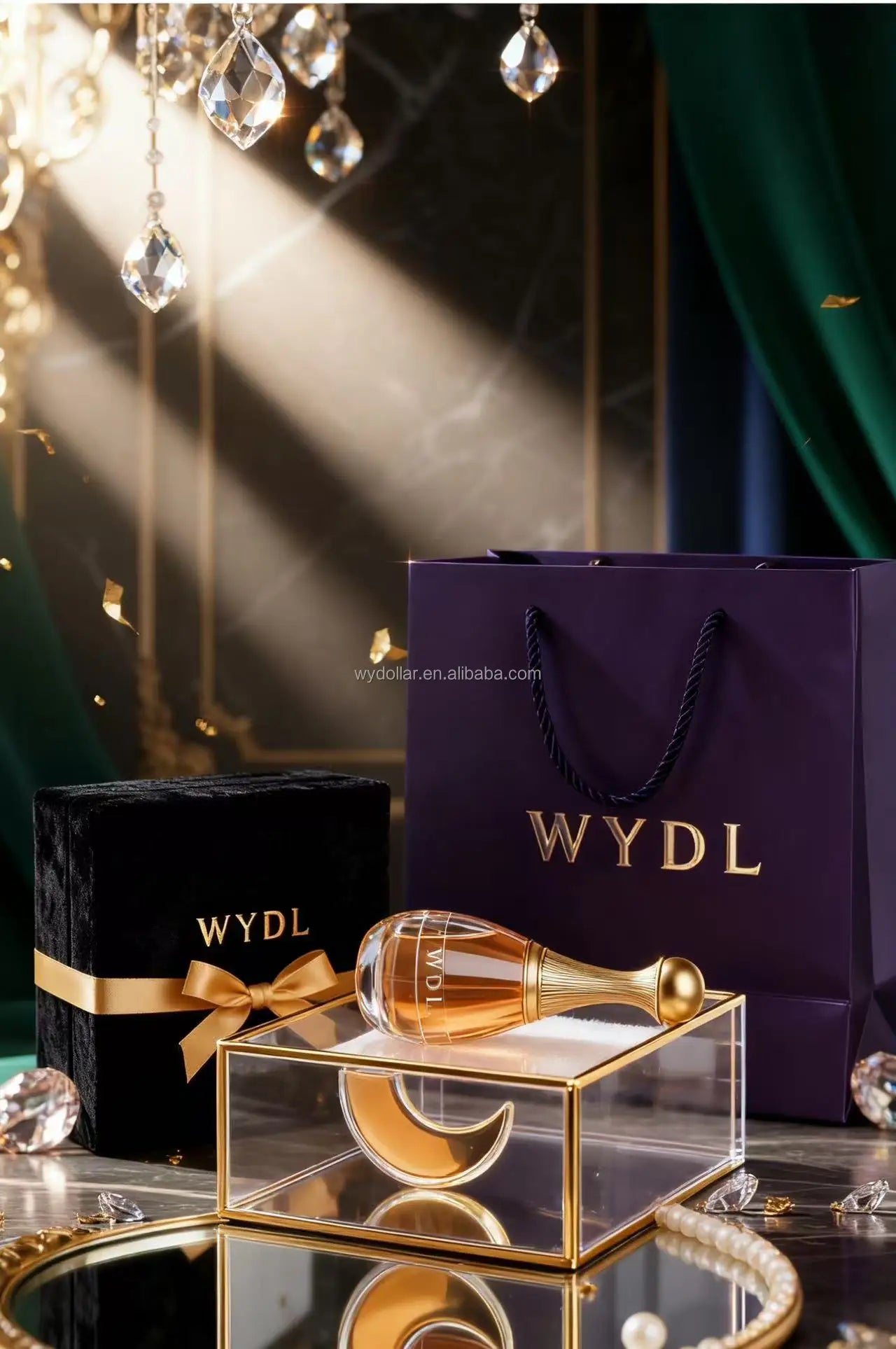 N Original WYDL Luxury Perfume, High-end Limited Edition, Rich & Layered Floral Fragrance, Sophisticated Golden Bottle for Men