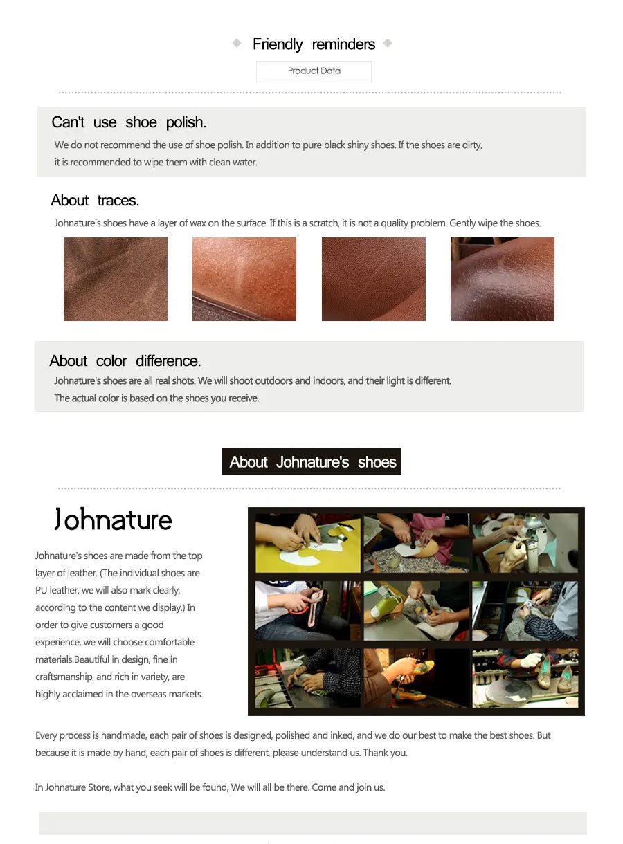 Johnature Retro Genuine Leather Short Boots 2025 New Casual Round Toe Versatile Solid Color Women's Soft Cowhide Soft Sole Shoes