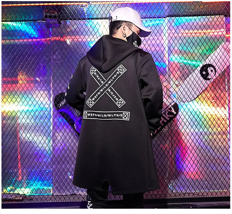 جاكيت رجالي موضة ربيع خريف ملابس الشارع الكاجوال جاكيت بغطاء للرأس ملابس رجالية جاكيت بومبر معطف رجالي مقاوم للرياح ملابس خارجية للرجال