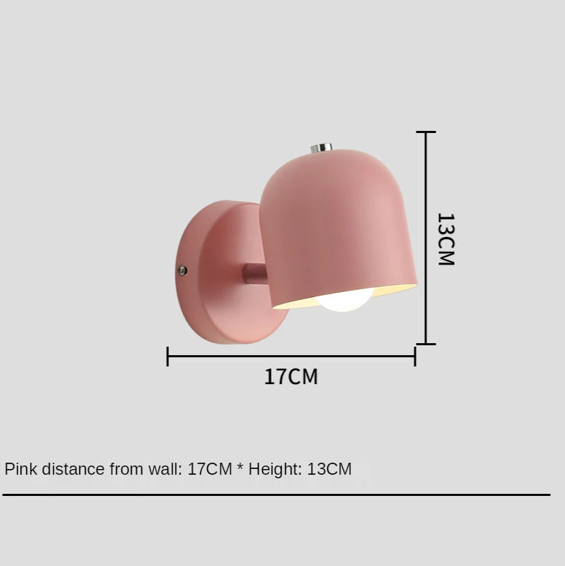 LED Bedside Wall Lamp Bedroom Living Room Modern Minimalist Balcony Aisle Nordic Reading Light Background Interior Wall Light